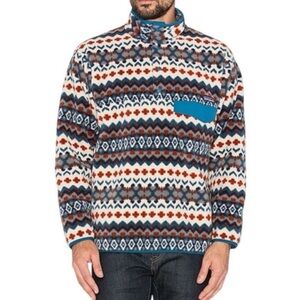 PATAGONIA Men's Synchilla Underwater Blue
Southwestern Snap-T Fleece Pullover